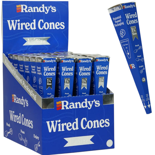 Randy's NEW Wired Cones - Box of 24 [R-RP-WIRED-C]