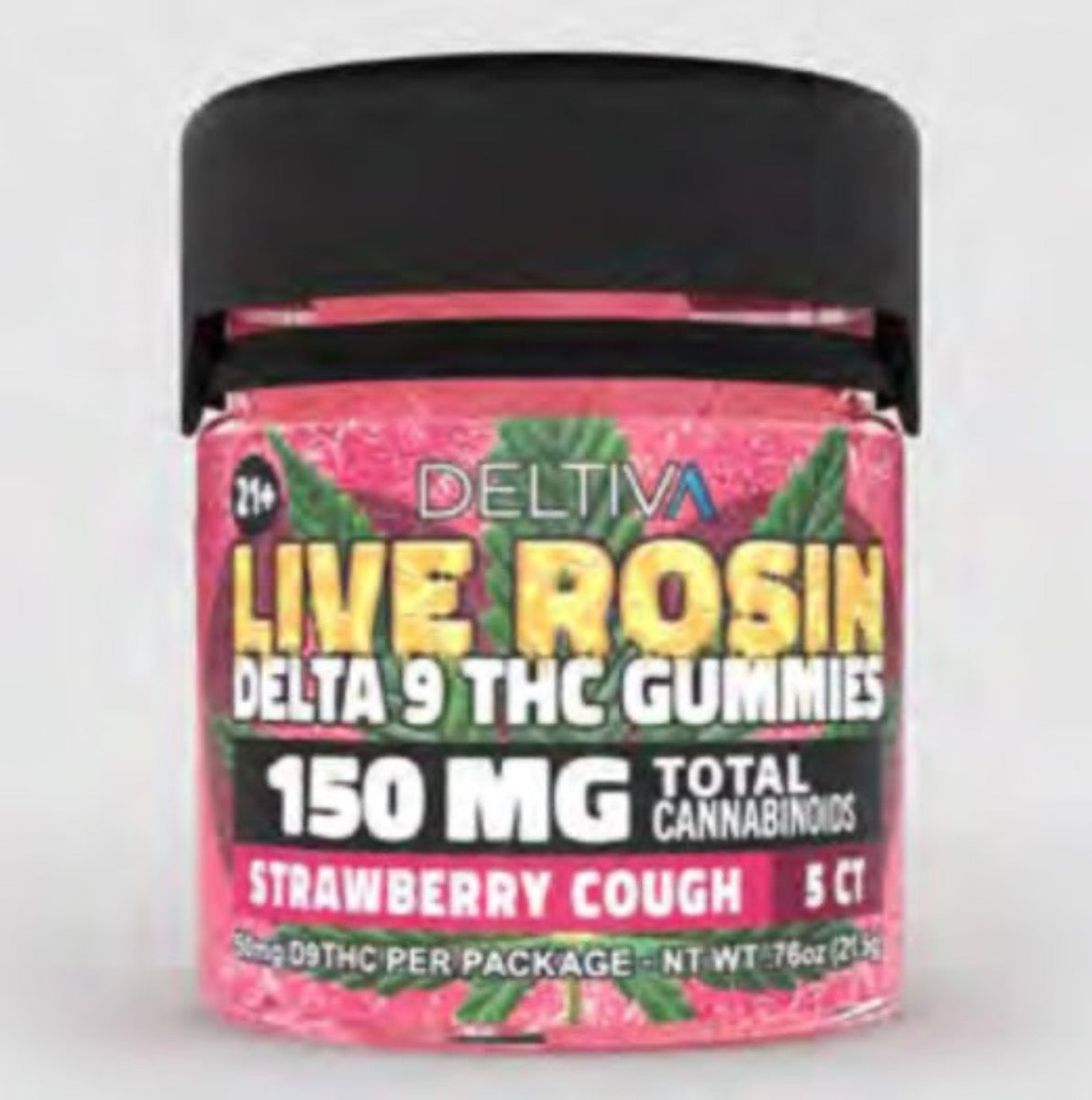 Deltiva Dispensary Grade Live Rosin 150mg D9 - Compliant (Under 0.3% THC) [C-DV-RG]