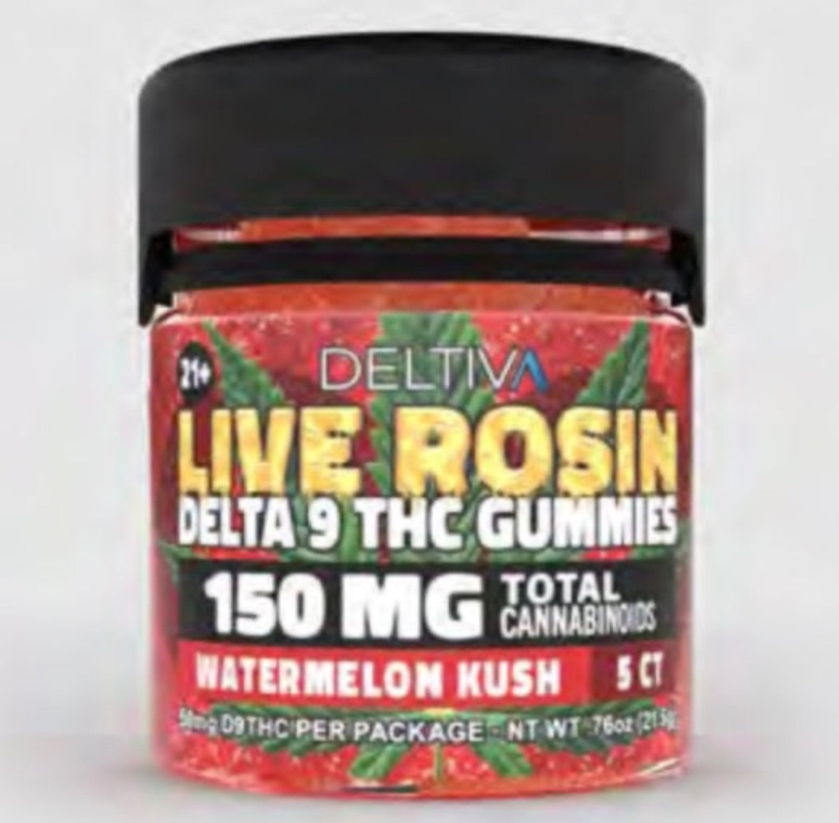 Deltiva Dispensary Grade Live Rosin 150mg D9 - Compliant (Under 0.3% THC) [C-DV-RG]