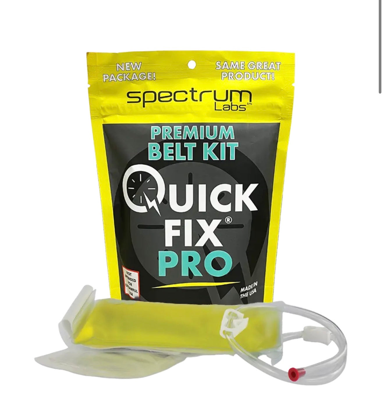 NEW Quick Fix Plus BELT 6.4 Synthetic Fetish Urine w/ Heating Pad & Temp Strip - New formula [QF-PLUS] (Copy)