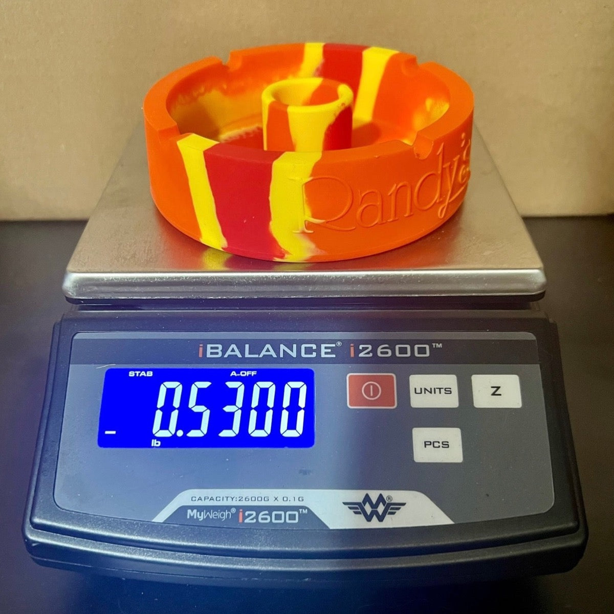 Randy’s 5” XL Heavyweight Silicone Burn-Proof Ashtray w/ Storage [ASH-6]