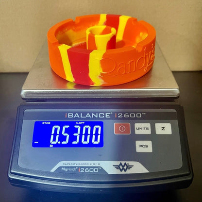 Randy’s 5” XL Heavyweight Silicone Burn-Proof Ashtray w/ Storage [ASH-6]