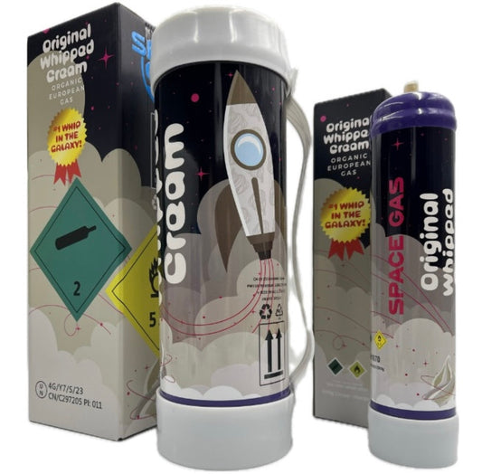 Space Gas N2O - European Organic - 750g, 2,500g & 4,000g Cylinders - Plain or Flavored ***Will Call/Delivery*** [WC-SG]