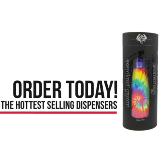 Special Blue Pro Dispenser - Limited Edition Tie Dye - 2 Sizes [DISP-SB-Tie Dye]