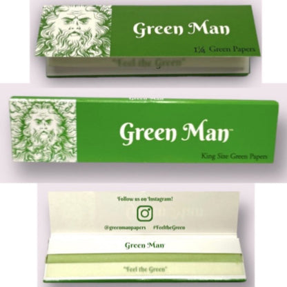 Green Man Original Rolling Papers - Standard or King Size [RP-GM]