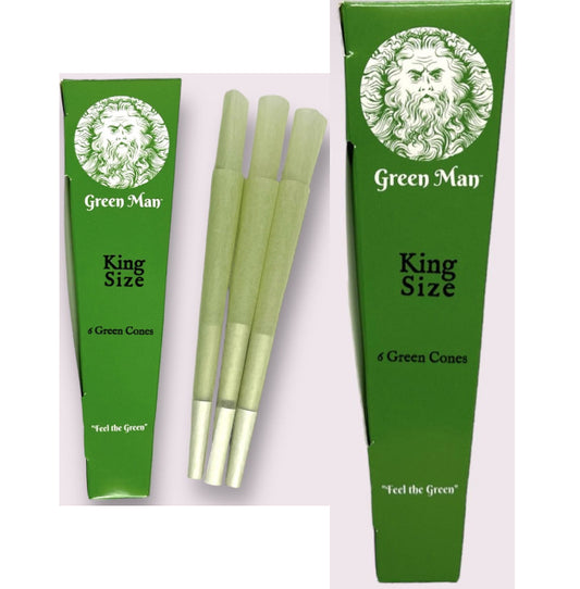 Green Man Original Pre-Rolled Cones - Standard or King Size [RC-GM]