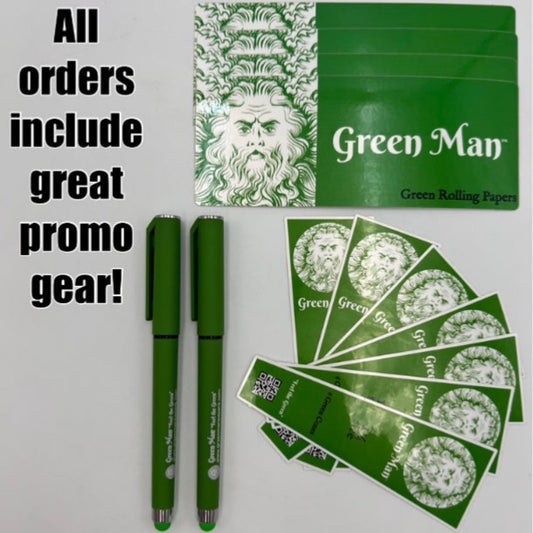 Green Man Original Pre-Rolled Cones - Standard or King Size [RC-GM]