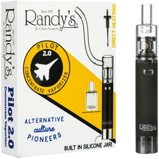 Randy's Pilot 2.0 w/ Direct Dab Top, Built-In Silicone Storage & Extras ***Limited Delivery Areas*** [R-Pilot 2.0]