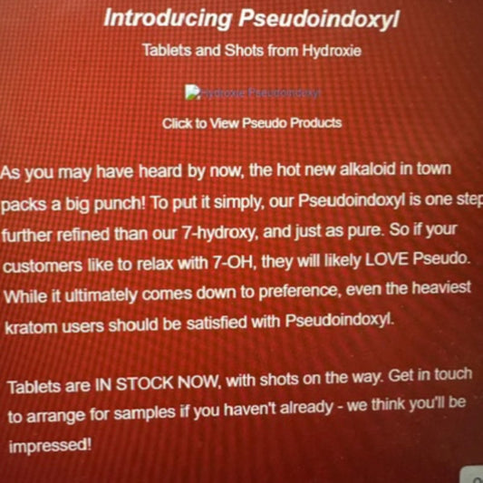 Hydroxie's New Pseudoindoxyl Instant Release Shots – 30mg [K-HP-S-Red]