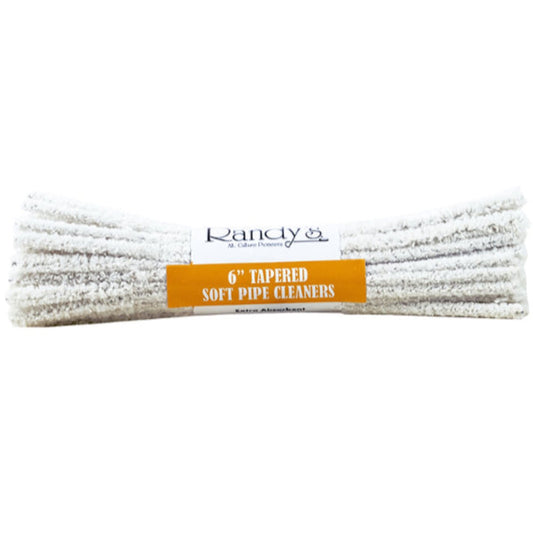 Randy's Tapered 6″ Soft Pipe Cleaners - Display of 48 Bundles [R-PC-6” Soft]