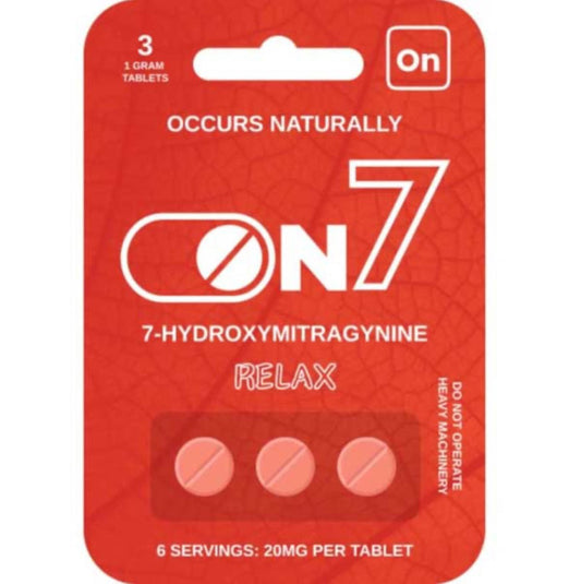 On7 7-OH - 3 Varieties - Three 20mg Tabs [K-On7-3C]