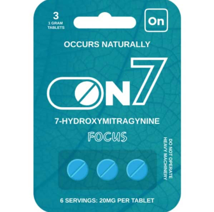On7 7-OH - 3 Varieties - Three 20mg Tabs [K-On7-3C]