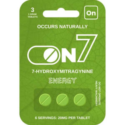On7 7-OH - 3 Varieties - Three 20mg Tabs [K-On7-3C]