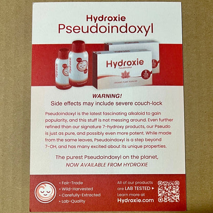 Hydroxie's Pseudoindoxyl Instant Release  – 2, 5 & NEW 10 Ct x 15mg Tab’s! [K-HP-Red]