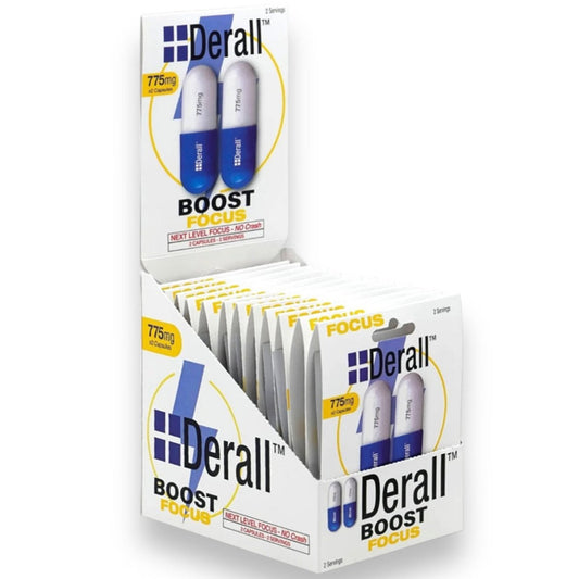 Derall Boost Focus 775mg - 2 Ct Cap’s [C-DB-2C]