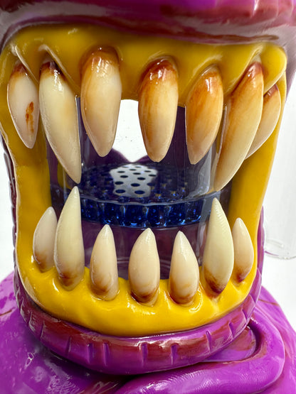 10" Banger Hanger w/ Monster Designs, Honeycomb Perc & Terp Pearl Set [WP-G-253C]