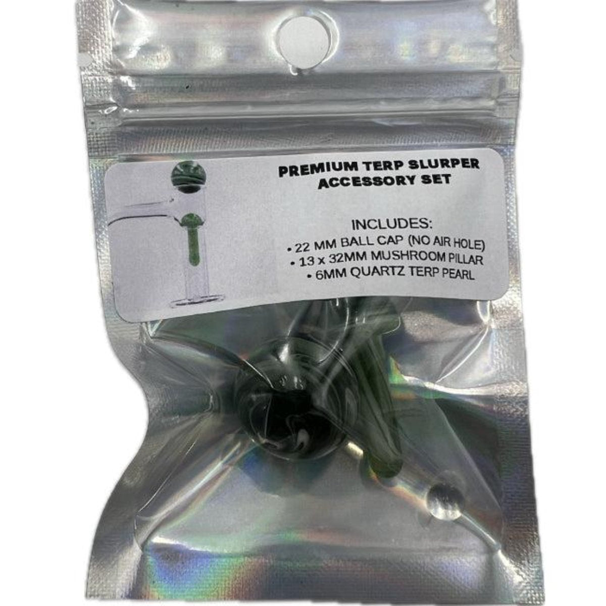 Mushroom Pillar Terp Slurper Set - Assorted Colors [TSV-S25]