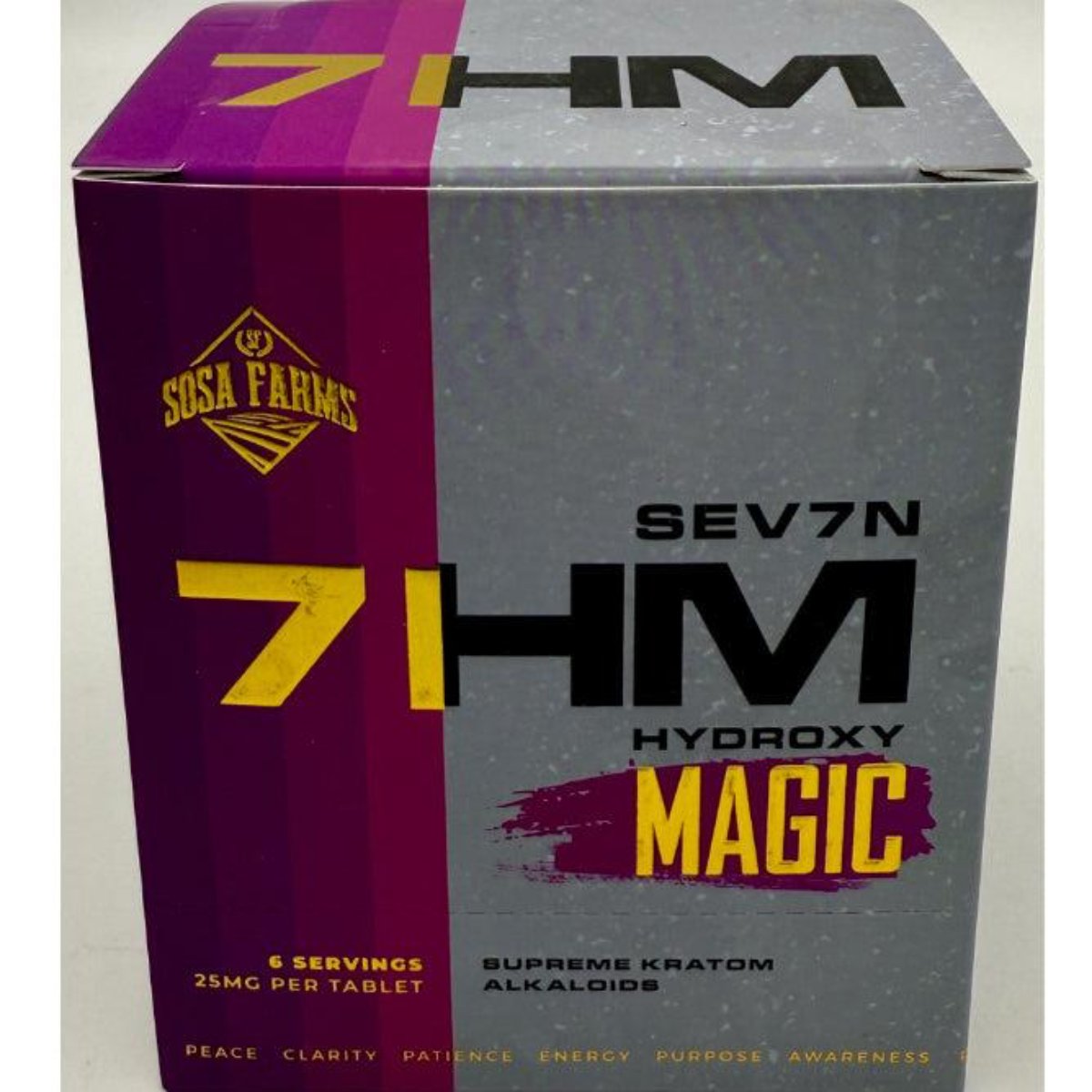 SOSA Farms 7HM Magic + Extra Strong – 1 or 3 Ct 25mg Tab’s - NEW LOWER PRICE! [K-7HM+]