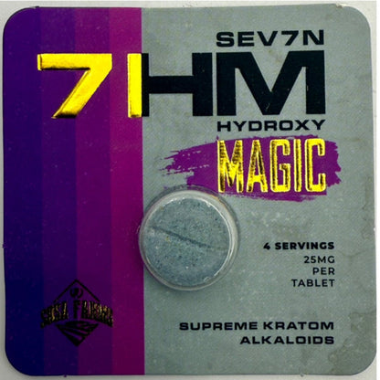 SOSA Farms 7HM Magic + Extra Strong – 1 or 3 Ct 25mg Tab’s - NEW LOWER PRICE! [K-7HM+]