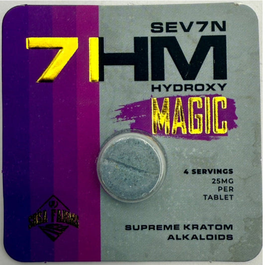SOSA Farms 7HM Magic + Extra Strong – 1 or 3 Ct 25mg Tab’s - NEW LOWER PRICE! [K-7HM+]