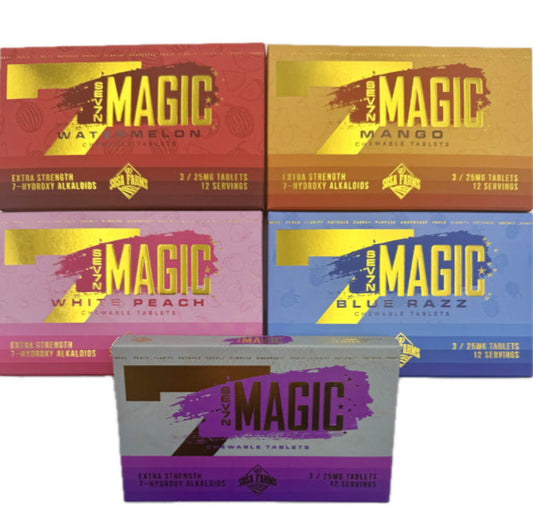 7 Magic 7-OH -1 Ct., 3 Ct. Or New 10 Ct Extra Strong 25mg Tab’s - 5 Varieties [K-7M]
