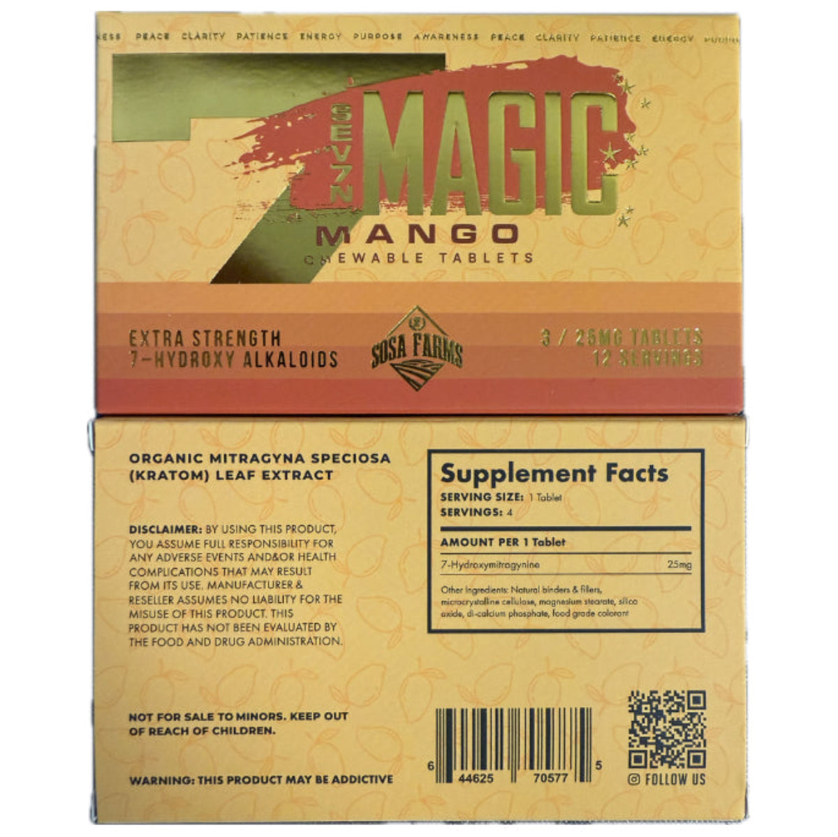 7 Magic 7-OH -1 Ct., 3 Ct. Or New 10 Ct Extra Strong 25mg Tab’s - 5 Varieties [K-7M]