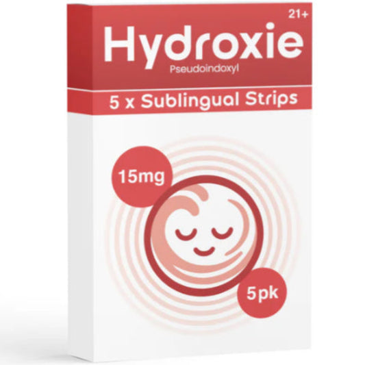 Hydroxie's NEW RED Pseudo Sublingual Strips – 5 or 10 x 15mg Strips [K-HP-SS-Red]