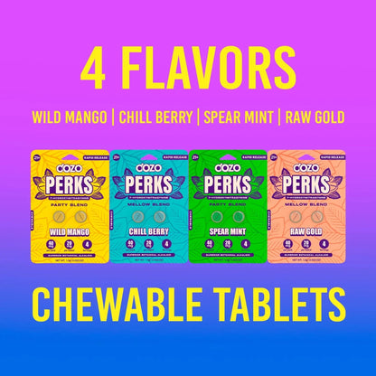 DOZO PERKS 7-OH - NEW FLAVORS! - Two or 6 Ct 20mg Tabs [K-DP-2C/6C]