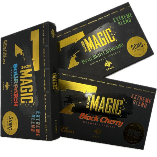 7 Magic 7-OH - Nothing Stronger! - 3 Varieties - Two 50mg Tab’s [K-7M-2C]