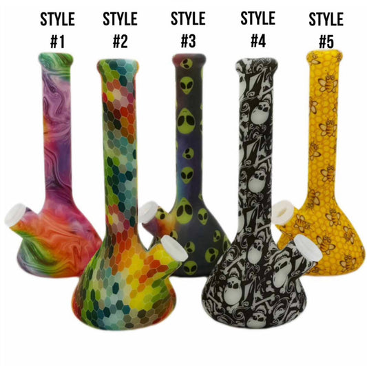 7.5" Glow-in-the-Dark Beaker - Assorted Prints [WP-S-84C]