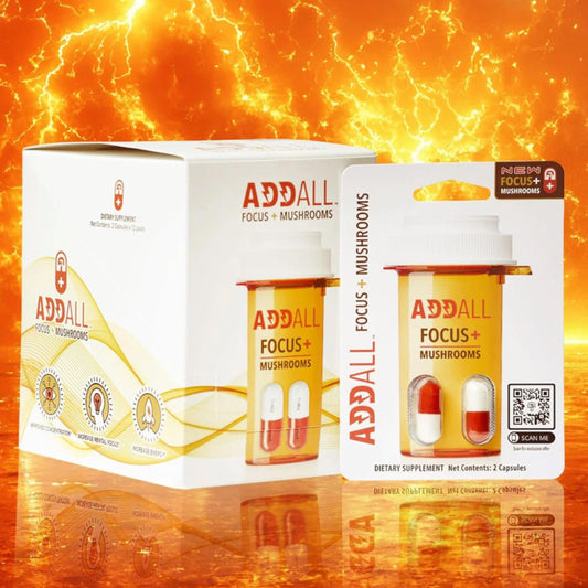 Addall Focus + Mushrooms Blend - 2 Ct Cap’s [C-AA-M-2C]