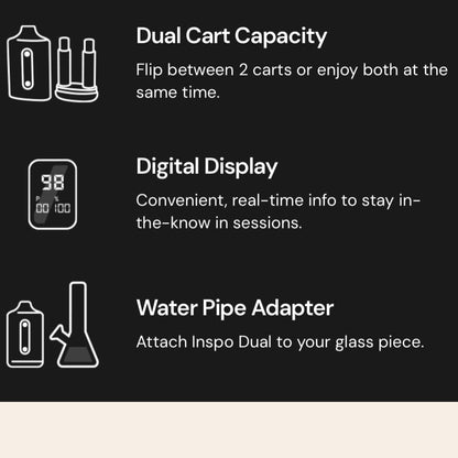 Randy's Brand New Inspo Dual w/ Water Pipe Adapter ***Only Available Where PACT Act Allows*** [R-INSPO Dual]