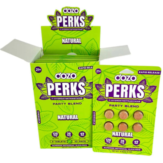 DOZO PERKS 7-OH - NEW FLAVORS! - Two or 6 Ct 20mg Tabs [K-DP-2C/6C]