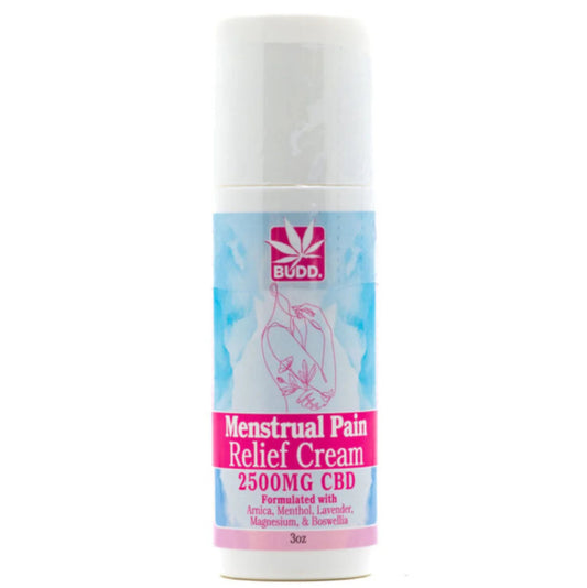 BUDD Extra Strength CBD Menstrual Cream - 3 Oz - 2500mg - [C-B-MST]