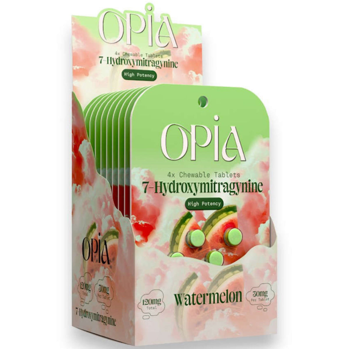 Opia Extra Strong 7-OH 30mg Tabs - 4 Ct - 3 Flavors [K-OPIA X]