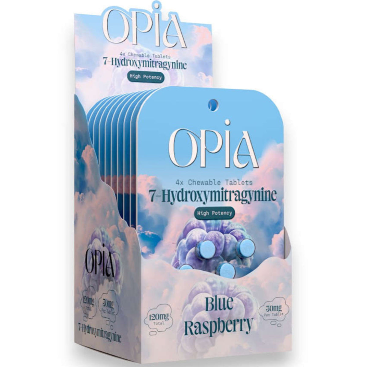 Opia Extra Strong 7-OH 30mg Tabs - 4 Ct - 3 Flavors [K-OPIA X]