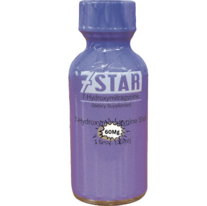 7 Star 7-Hydroxymitragynine “Special Lower Price!” 60mg Extract - 30ml Shot [K-7*-S]