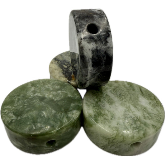 2” Medium Round Jade Smoke Stone [HP-J-50A]