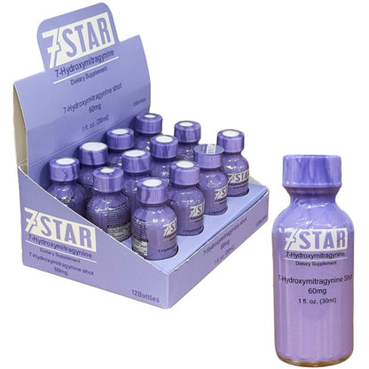 7 Star 7-Hydroxymitragynine “Special Lower Price!” 60mg Extract - 30ml Shot [K-7*-S]