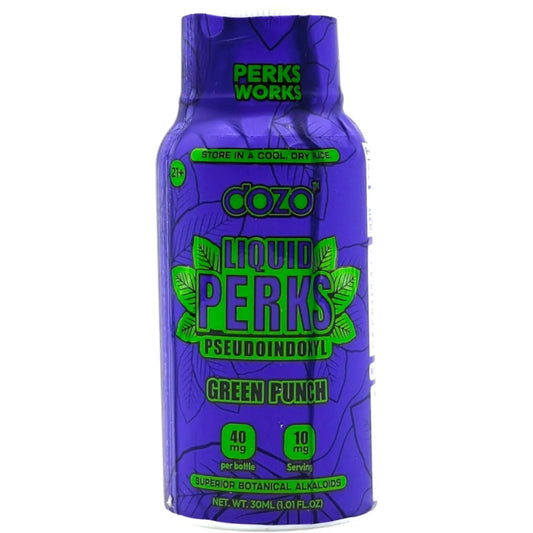 Dozo Liquid Perks - 40mg Pseudo Shot - Green Punch [K-DP-PS]