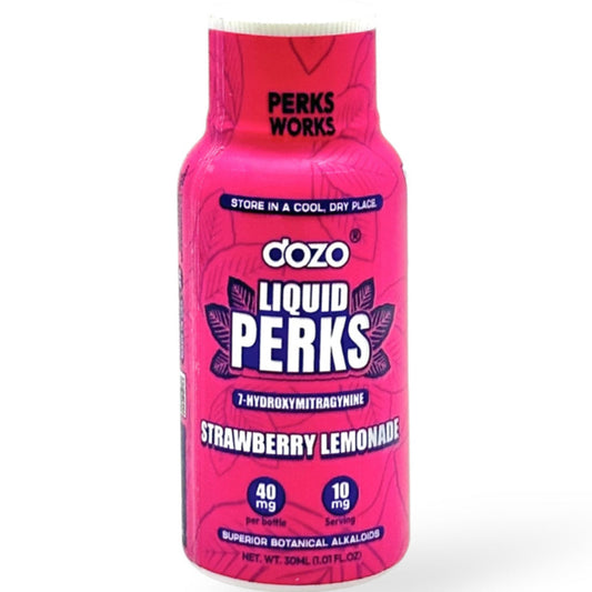 Dozo Liquid Perks - 40mg 7-OH Shot - 3 Varieties [K-DP-7S]