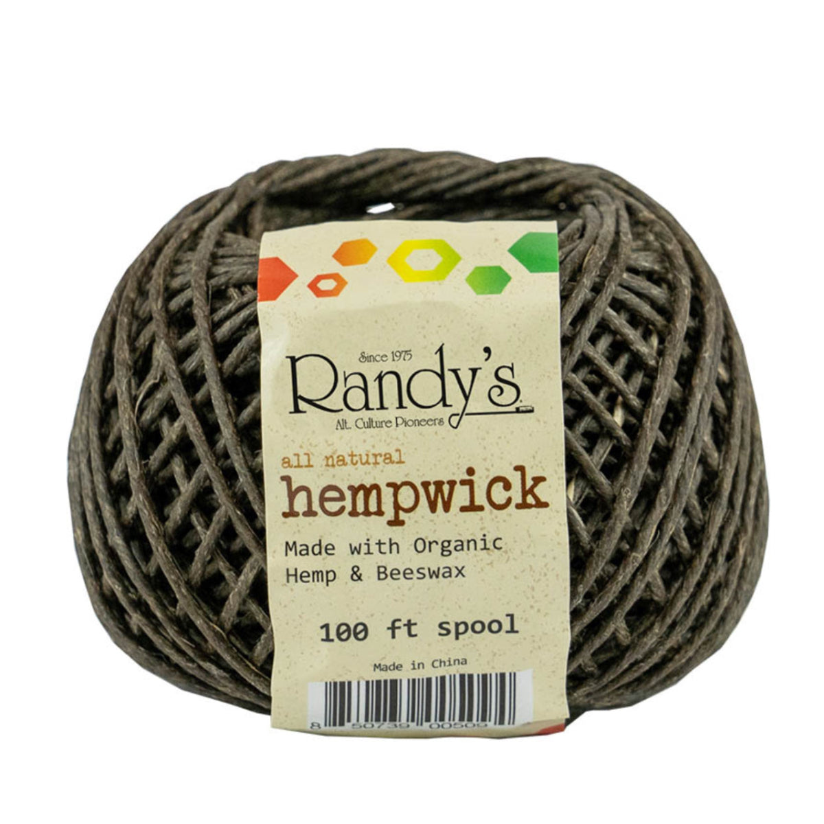 Randy's Hempwick Spools - Individually Labelled - 2 Sizes [R-HW-SP]
