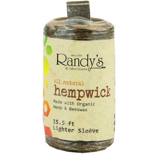 Randy's Hempwick Lighter Sleeves - Individually Labelled - 15.5’ [R-HW-LS]