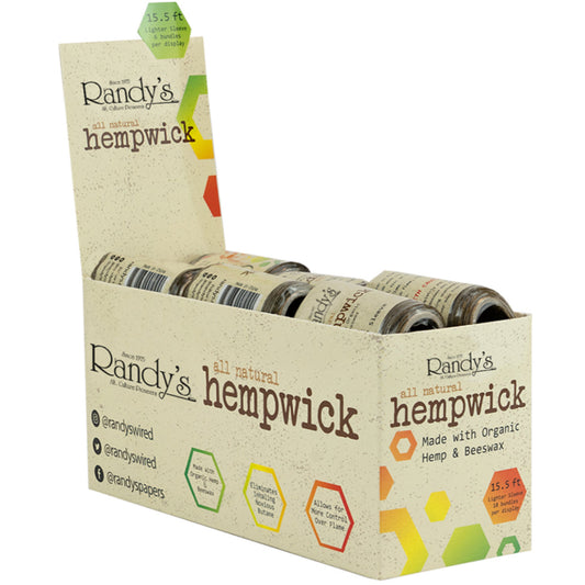 Randy's Hempwick Lighter Sleeves - Individually Labelled - 15.5’ [R-HW-LS]