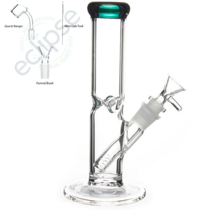 8" Straight Tube - Top Quality - 9 Vibrant Colors [WP-G-222A]
