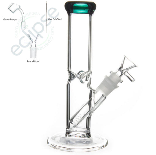 8" Straight Tube - Top Quality - 9 Vibrant Colors [WP-G-222A]