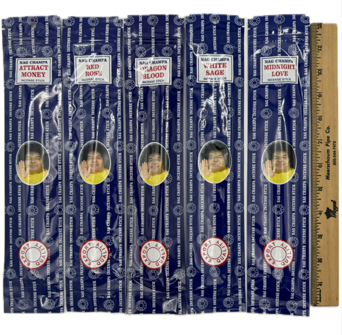 Nag Champa 11’ Large Assortment - Authentic Satya - 72 Ten Ct Packs [IN-NC-72]