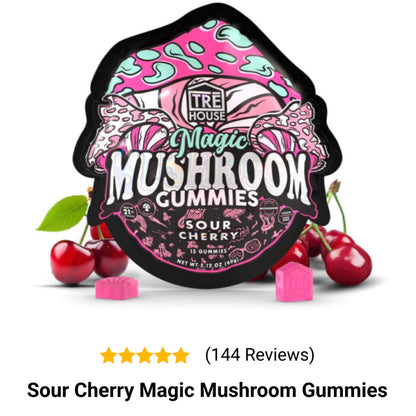 TRE’ House Extra Strength Magic Mushroom Gummies - THC Free - Now Available In All 8 Flavors! [C-TH-G]