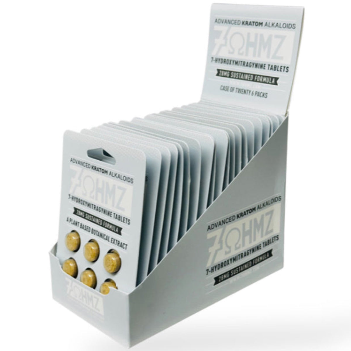 7 Ohmz 7-Hydroxymitragynine - 28mg Sustained Formula - 1 or 6 Ct Tabs [K-7O-28]