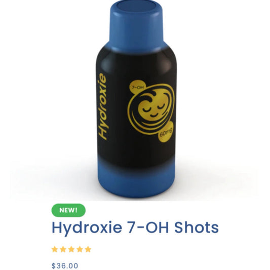 Hydroxie's 7-OH Extra-High-Strength Instant Release Shots – 60mg (8 servings) [K-H7-Black-S]